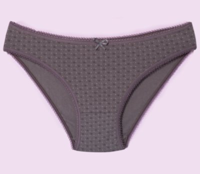 Трусы для беременных Donella (2165 тёмно-серые узоры)