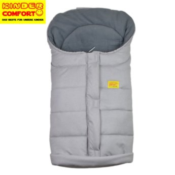 Конверт флисовый Kinder Comfort Vlies Melange Grau серый меланж, размер 56-92