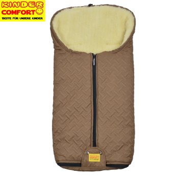 Конверт на овчине Kinder Comfort Arctic Fashion Milchschokolade