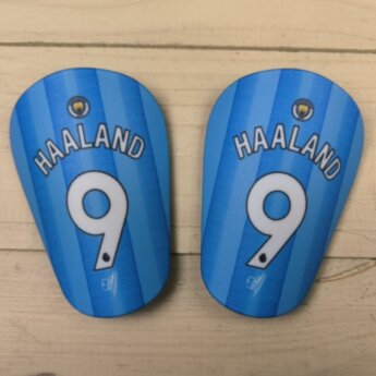 Щитки футбольные S 10x6 см Haaland Manchester City 