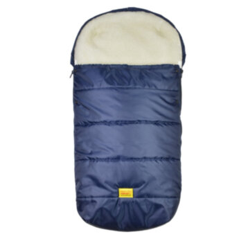 Конверт на овчине Kinder Comfort Drive Marine тёмно-синий, размер 56-92