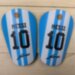 Щитки футбольные S 10x6 см Messi Argentina