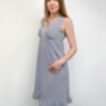 Ночная рубашка для беременных и кормящих «Мамин дом» (24140 Honey Grey)