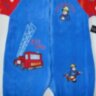 Флисовый человечек Little Fire Fighter Dunnes, рост 86 см