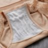 Корректирующие трусы с высокой талией 102 бежевые с кружевом DS, размер M-L