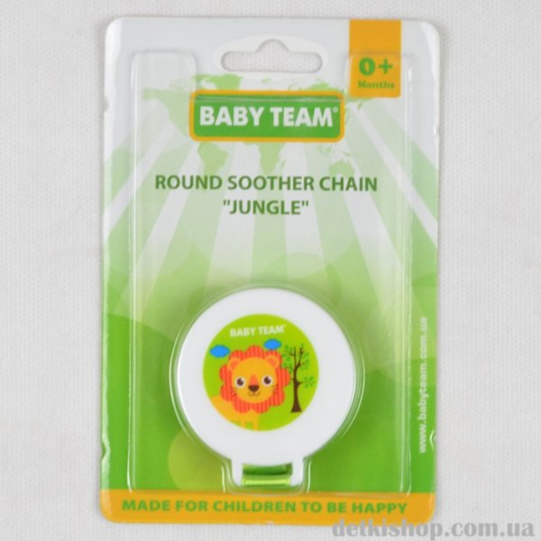 Лента для пустышки Baby Team "Джунгли" лев