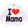 Реглан «I Love Mama» DS білий, зріст 100 см