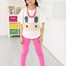 Детские леггинсы H&M (малиновые)