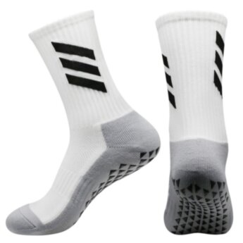 Носки футбольные антискользящие Sport Pro белые, размер 39-45