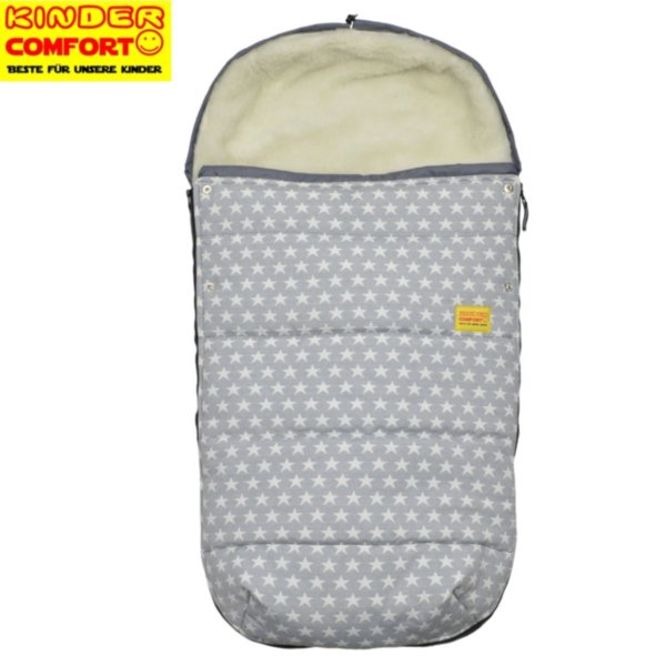 Конверт на овчине Kinder Comfort Drive Fashion Graue Sterne