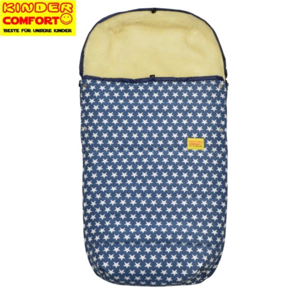 Конверт на овчине Kinder Comfort Drive Fashion Marineblau Sterne
