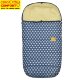 Конверт на овчине Kinder Comfort Drive Fashion Marineblau Sterne