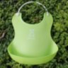 Слюнявчик с карманом Baby Bib зелёный