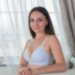 Бюстгальтер для кормления 8635 голубой DS, размер 90B