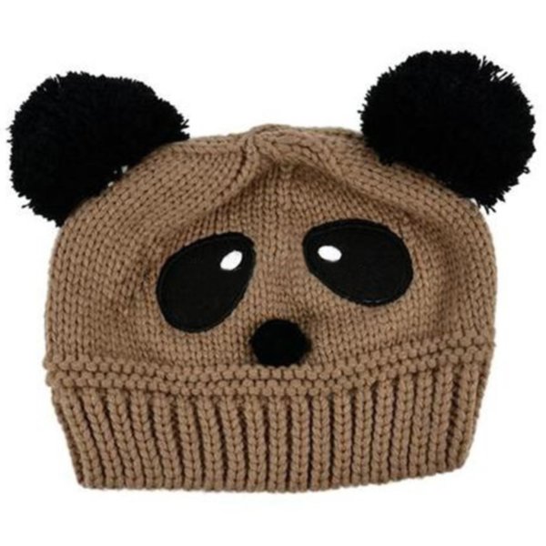 Дитяча шапочка "Panda" DS коричнева, розмір 44-50