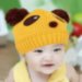 Дитяча шапочка "Panda" DS жовта, розмір 44-50