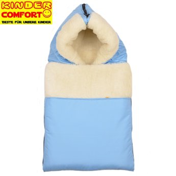Конверт на овчине Kinder Comfort Grand Blassblau (светло-голубой)
