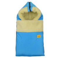 Конверт на овчине Kinder Comfort Grand Hellblau голубой, размер 56-92