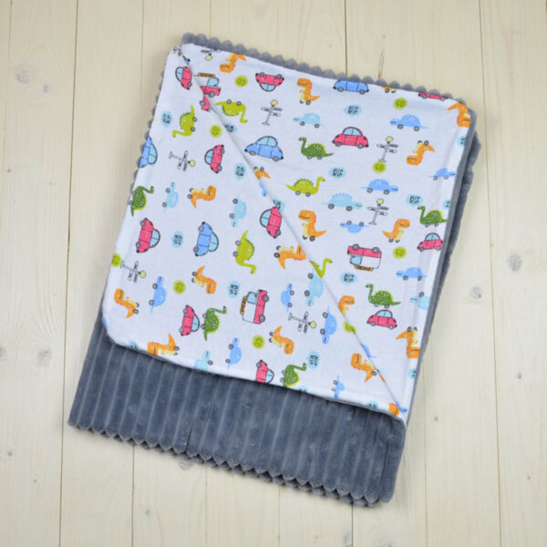 Плед плюшевый утеплённый 100x80 Kinder Comfort модель 04