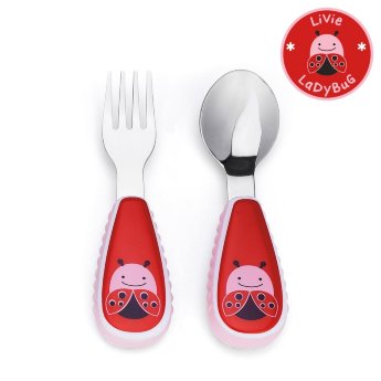 Ложка и вилка Skip Hop Zootensils Fork&Spoon Божья коровка