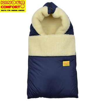 Конверт на овчине Kinder Comfort Grand Marine (тёмно-синий)