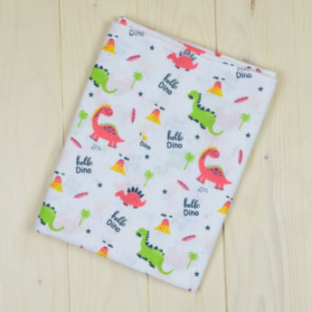Пеленка бязь 75x100 Omali Hello Dino