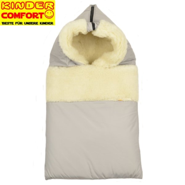 Конверт на овчине Kinder Comfort Grand Silber (серебристый)