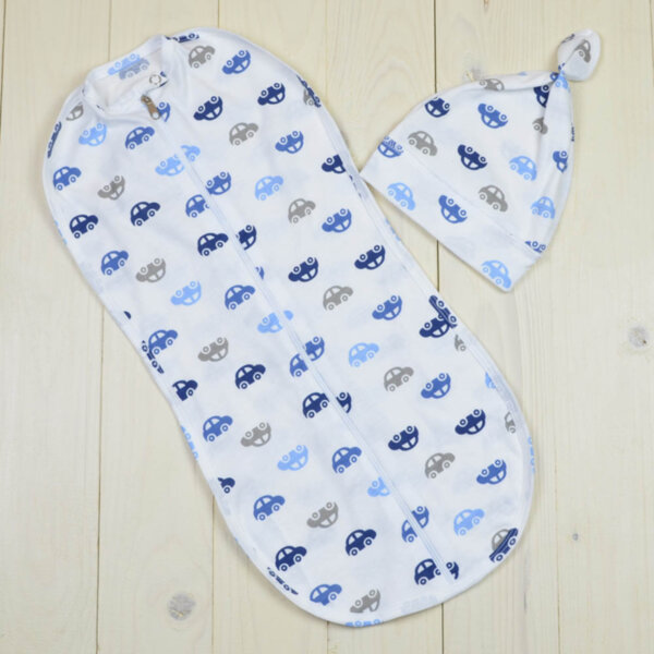 Евро пелёнка кокон для новорожденного Kinder Comfort модель 04, размер 56-62