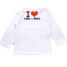 Реглан «I Love Papa» (белый)