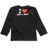 Реглан «I Love Papa» (чёрный)