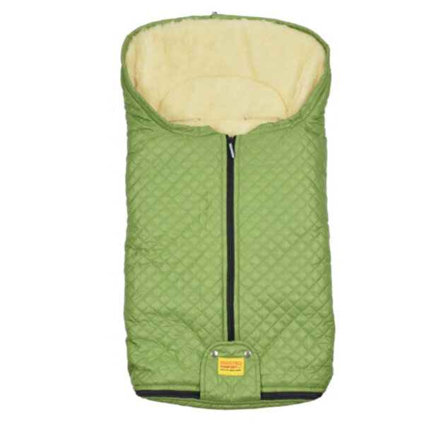 Конверт на овчине Kinder Comfort Arctic Fashion Gelbgrun, размер 56-92